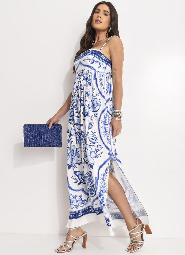 Farm - Vestido Cropped Jardim de Porcelana Off White 4