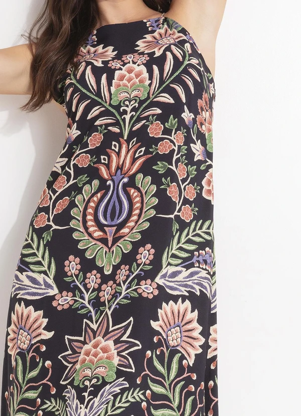 Farm - Vestido Cropped Jardim Maravilhoso Preto 6