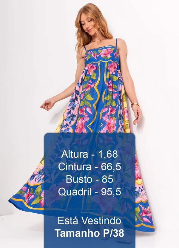 Farm - Vestido Cropped Lena Azul 6