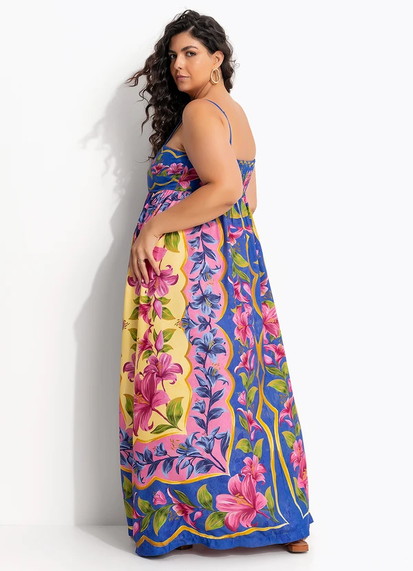 Farm - Vestido Cropped Lena Azul 8