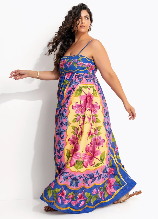 Farm - Vestido Cropped Lena Azul 10