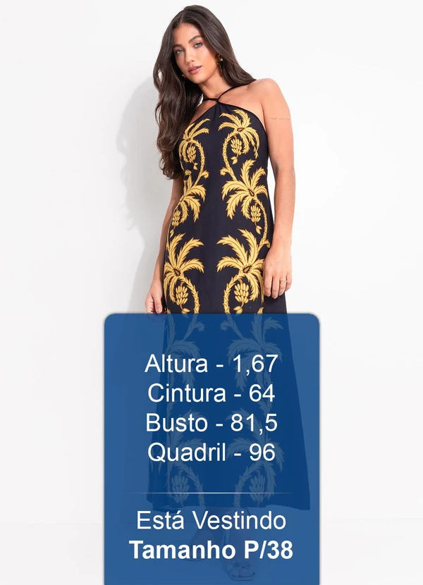 Farm - Vestido Cropped Lenço Trancoso Preto 5