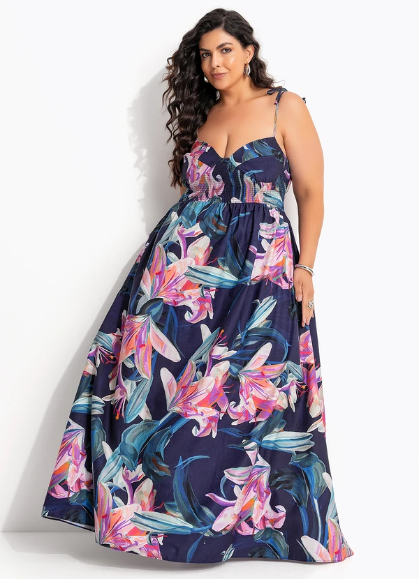 Farm - Vestido Cropped Lilia Azul 10