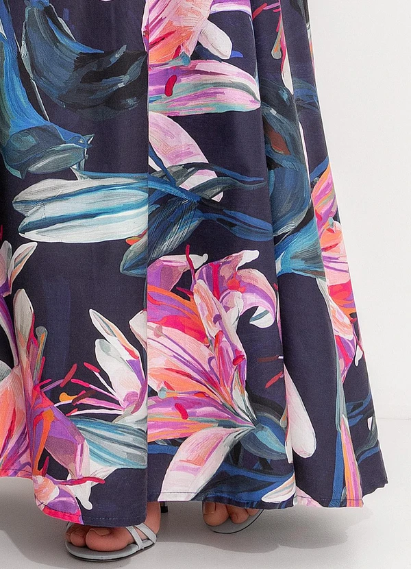 Farm - Vestido Cropped Lilia Azul 7