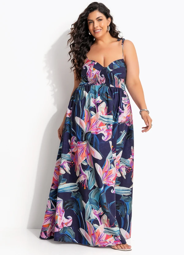 Farm - Vestido Cropped Lilia Azul 8