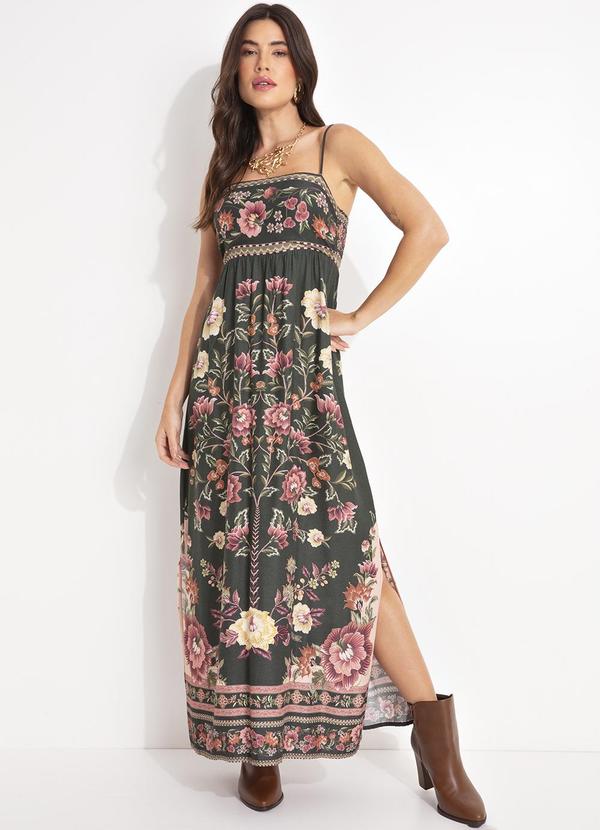 Farm - Vestido Cropped Lina Verde