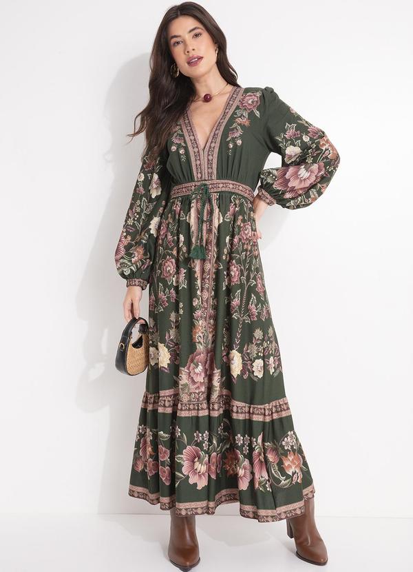 Farm - Vestido Cropped Lina Verde