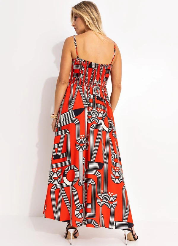 Farm - Vestido Cropped Logotuca Vermelho 2