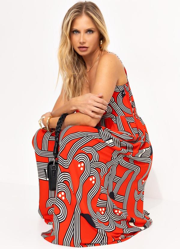 Farm - Vestido Cropped Logotuca Vermelho 3