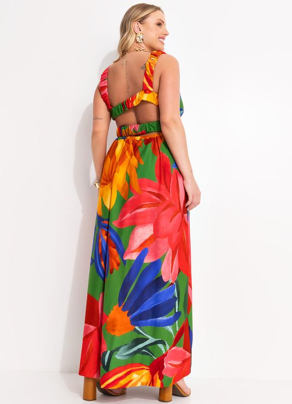 Farm - Vestido Cropped Luiza Verde 4