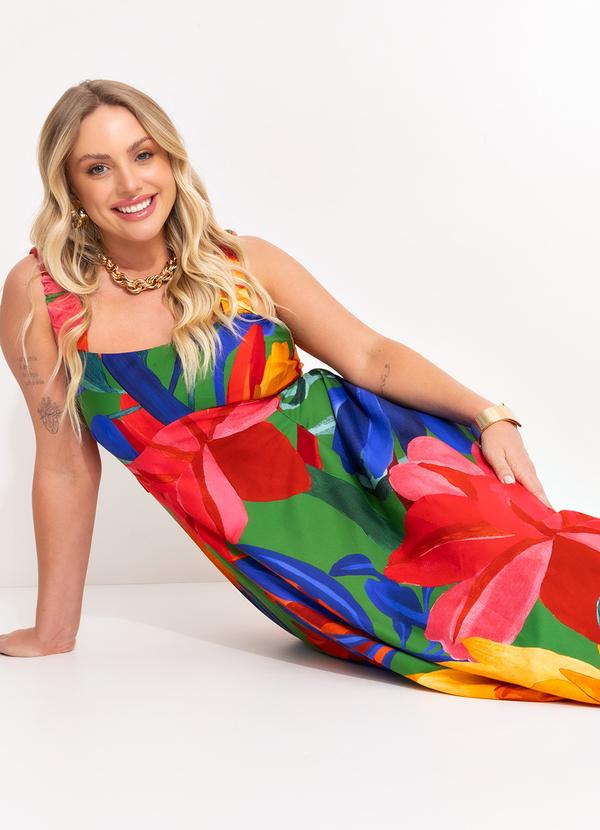 Farm - Vestido Cropped Luiza Verde 3