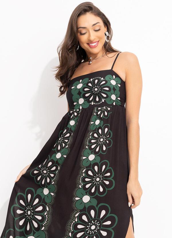 Farm - Vestido Cropped Maia Preto 2