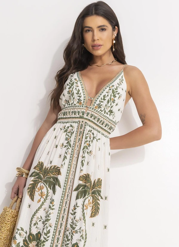 Farm - Vestido Cropped Mari Off White 5