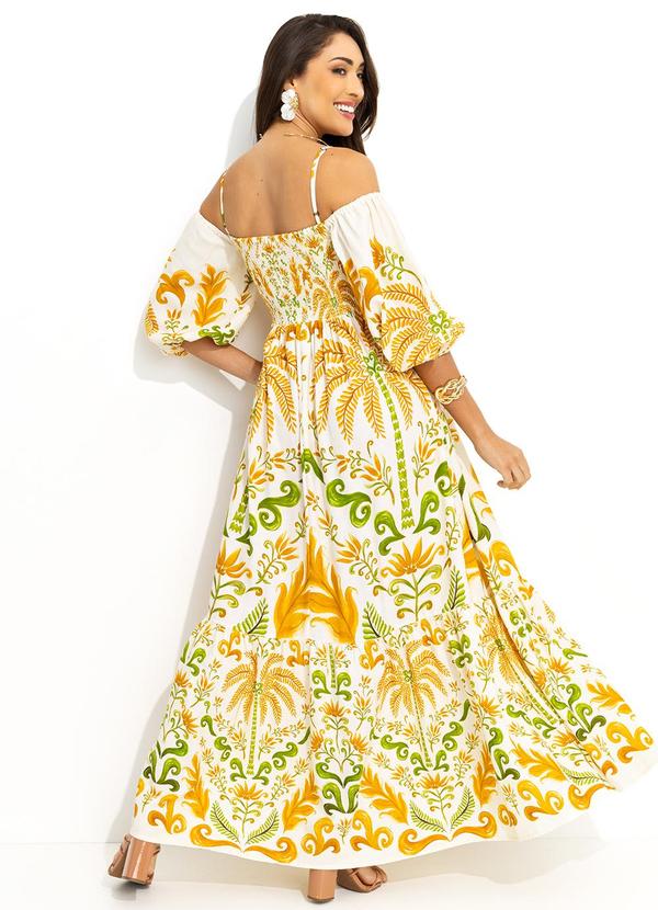 Farm - Vestido Cropped Milani Off White 2