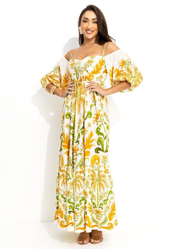 Farm - Vestido Cropped Milani Off White 4