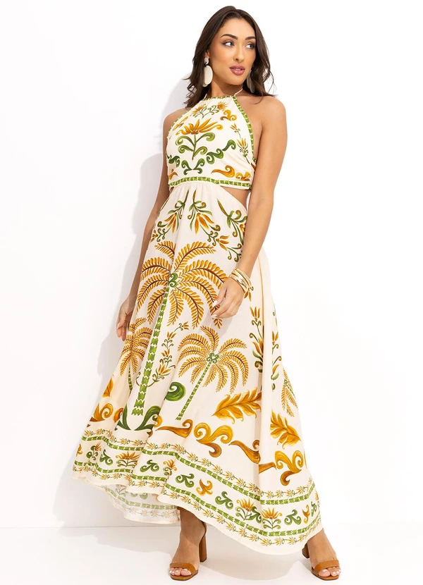 Farm - Vestido Cropped Milani Off White 6