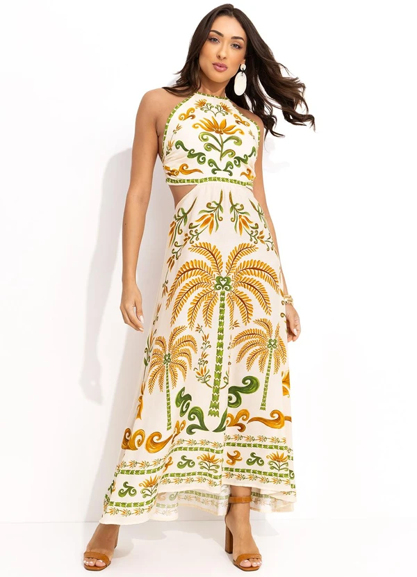 Farm - Vestido Cropped Milani Off White 7