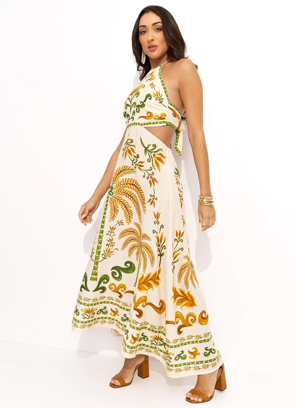 Farm - Vestido Cropped Milani Off White 8