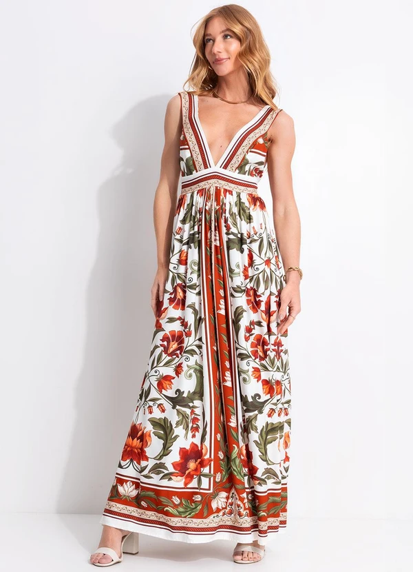 Farm - Vestido Cropped Natalia Bege 3