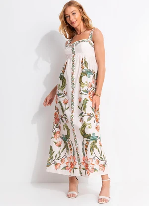 Farm - Vestido Cropped Natalia Rosa - FARM