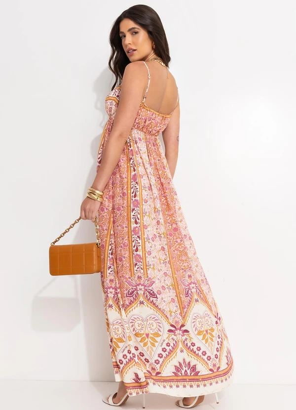 Farm - Vestido Cropped no Meu Jardim Rosa 2