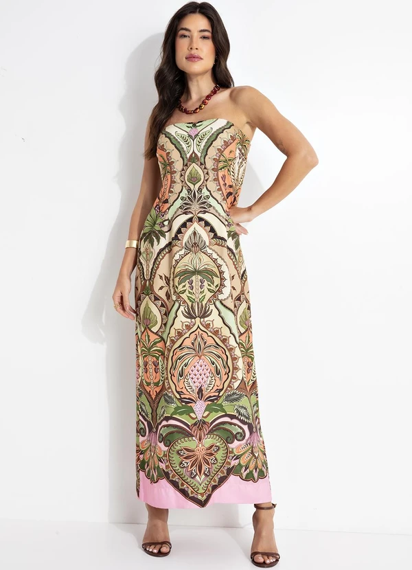 Farm - Vestido Cropped Odara Bege 6