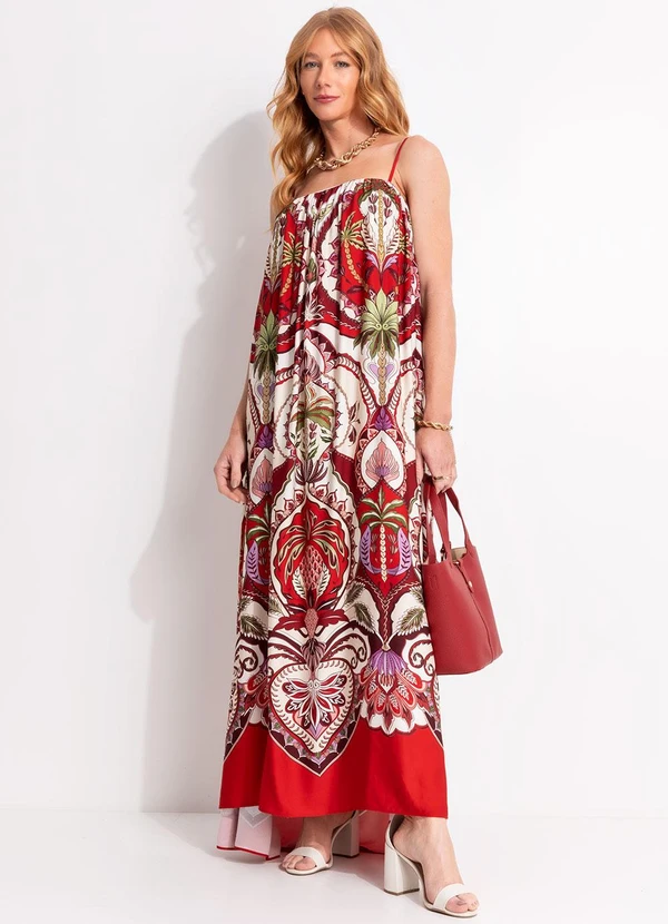 Farm - Vestido Cropped Odara Vermelho 3