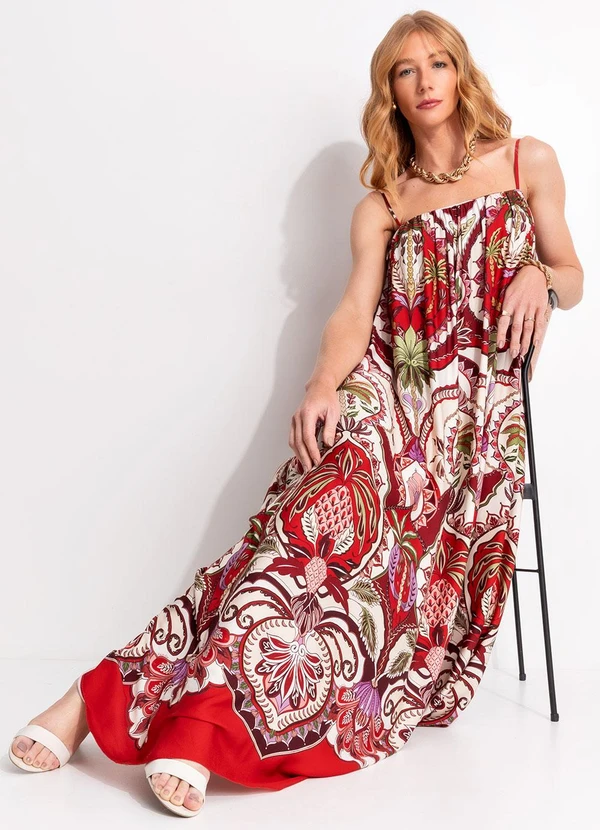 Farm - Vestido Cropped Odara Vermelho 7