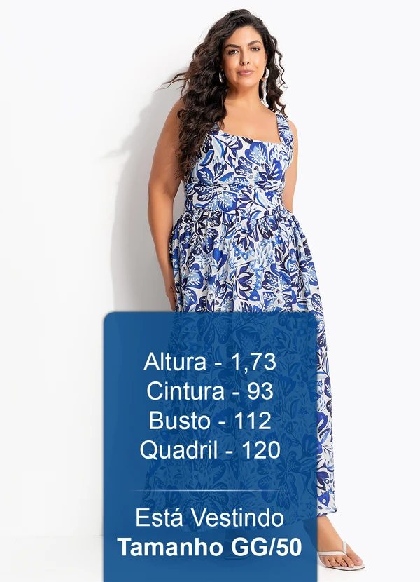 Farm - Vestido Cropped Paraiso de Flor Azul 11