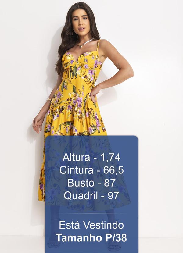 Farm - Vestido Cropped Pássaro em Flor Amarelo 5
