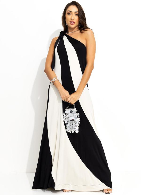 Farm - Vestido Cropped Patch Jersey Preto