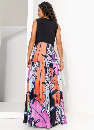 Farm - Vestido Cropped Regata Rio Vertical Azul - FARM