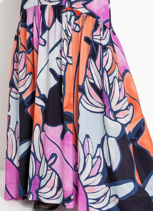 Farm - Vestido Cropped Regata Rio Vertical Azul 6