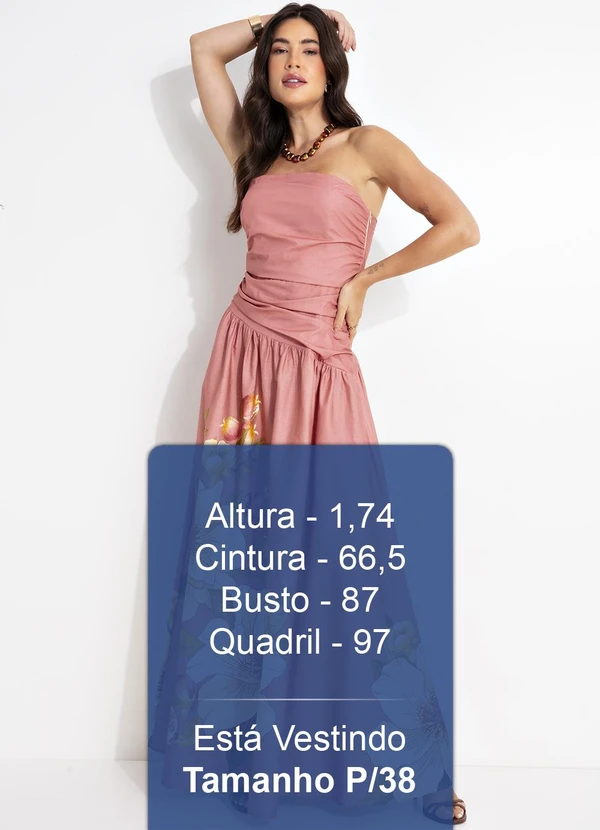 Farm - Vestido Cropped Romance de Flor Rosa 5