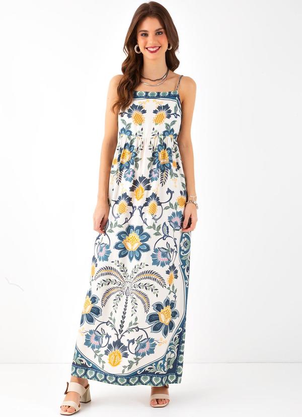 Farm - Vestido Cropped Romance de Tucano Azul