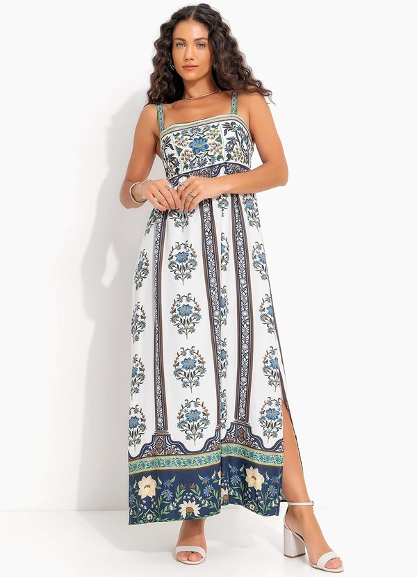 Farm - Vestido Cropped sem Manga Manoela Off White 3