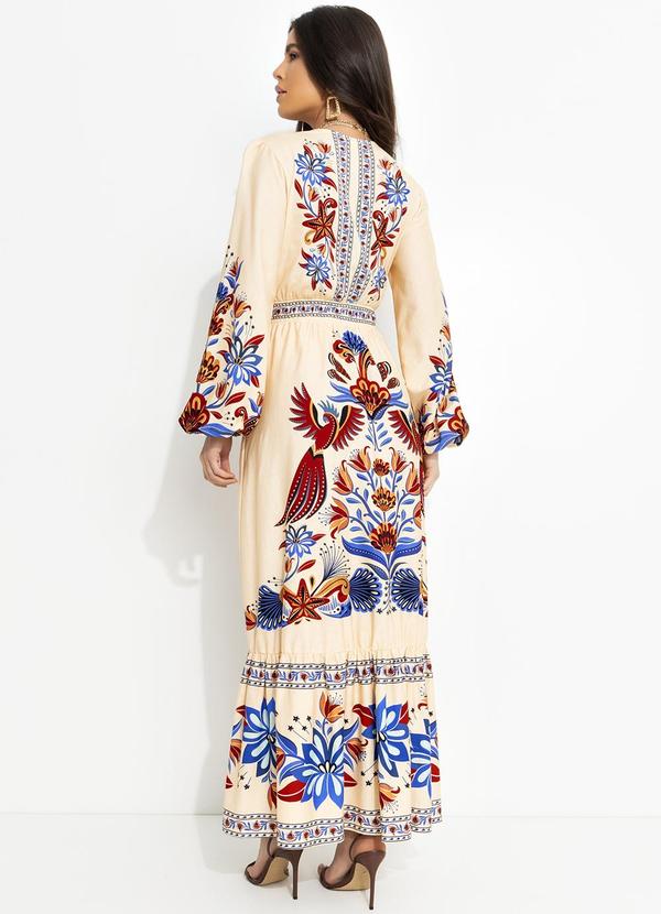 Farm - Vestido Cropped Sonho de Mar Bege 2