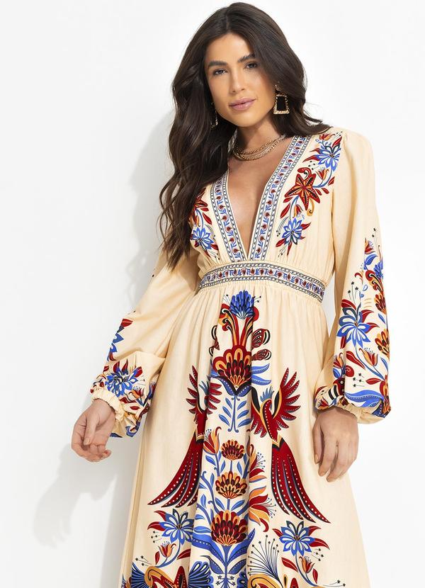 Farm - Vestido Cropped Sonho de Mar Bege 6