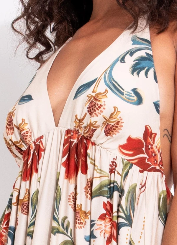 Farm - Vestido Cropped Sonho Real Bege 6