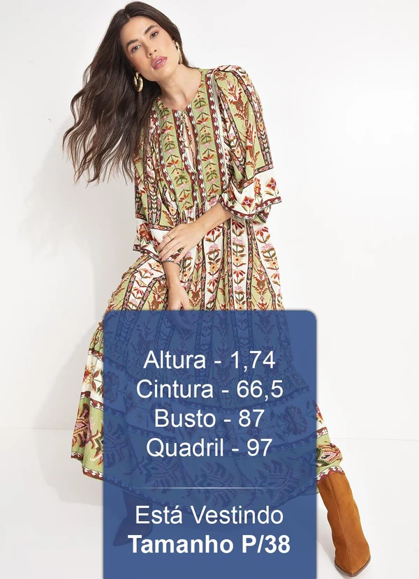 Farm - Vestido Cropped Tapete de Cor Verde 5