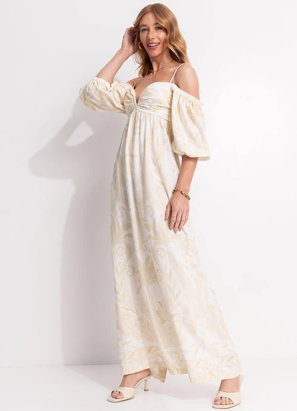 Farm - Vestido Cropped Tina Off White 3