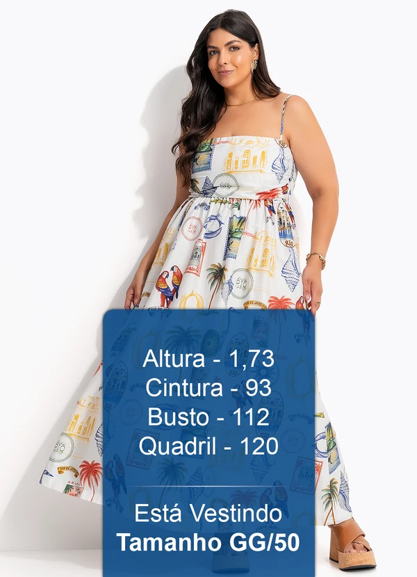 Farm - Vestido Cropped Tropical Vintage Off White 10