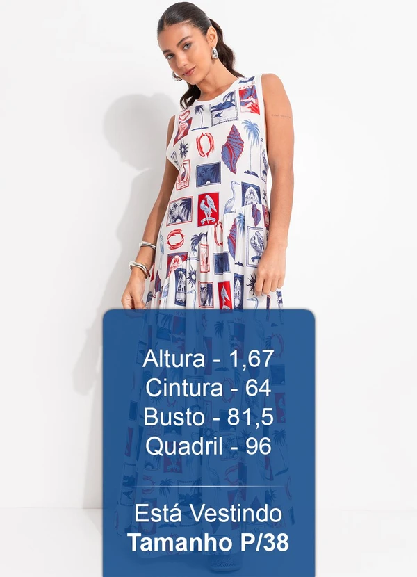 Farm - Vestido Cropped Tropical Vintage Off White 5