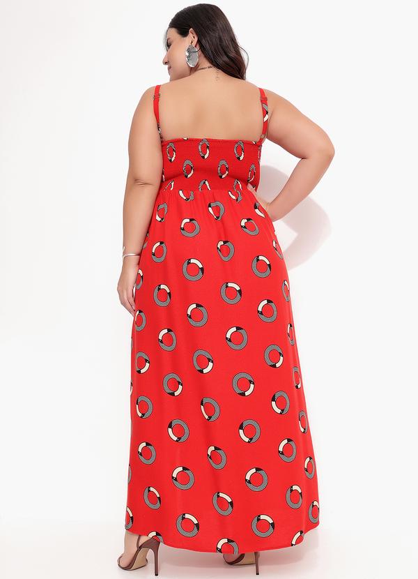 Farm - Vestido Cropped Tuca Poá Vermelho 7