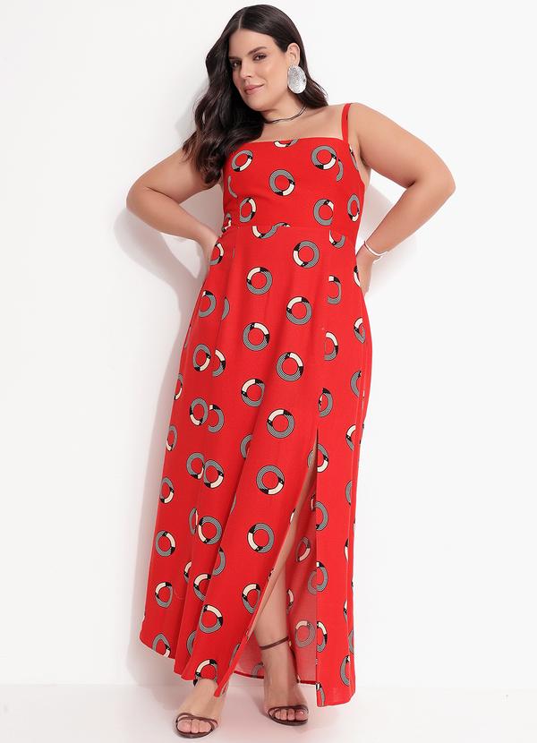 Farm - Vestido Cropped Tuca Poá Vermelho 8