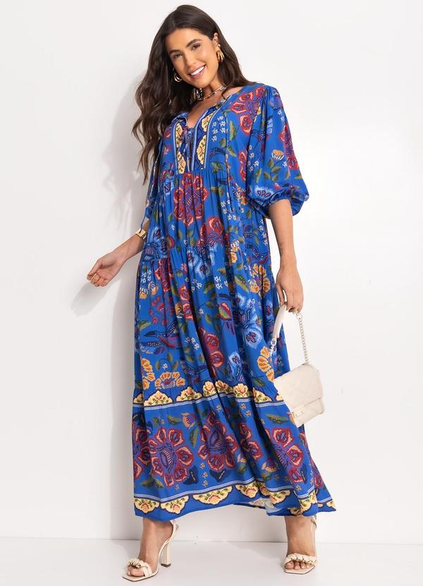 Farm - Vestido Cropped Voo de Tucano Azul 10