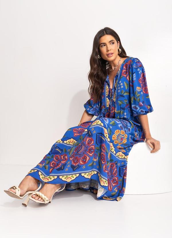 Farm - Vestido Cropped Voo de Tucano Azul 7