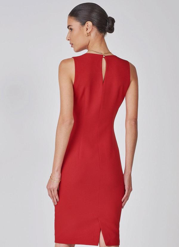 Principessa - Vestido de Alfaiataria Vermelho Inez 2