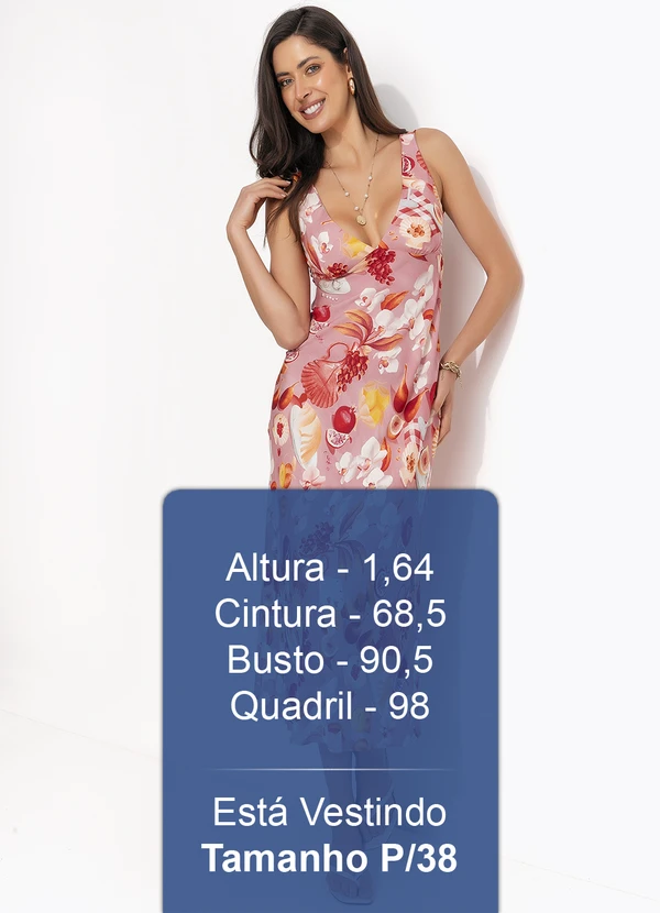 Farm - Vestido Decote Afrodite Rosa Jambo Rosa 5