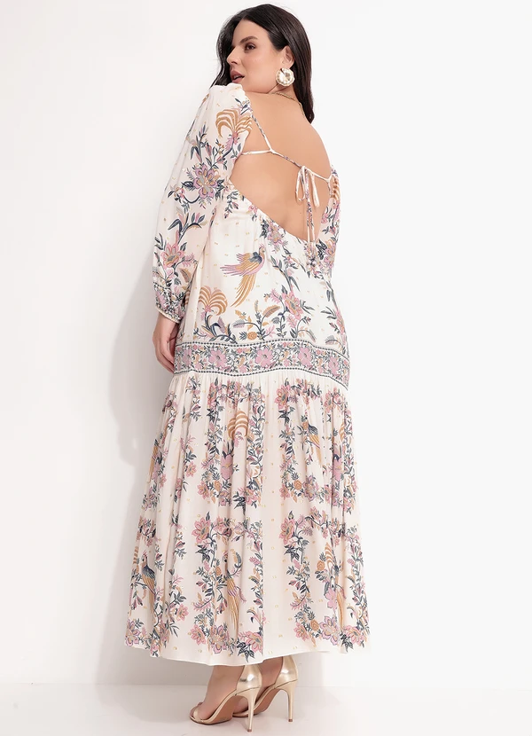 Farm - Vestido Delicadeza Boho Bege 8